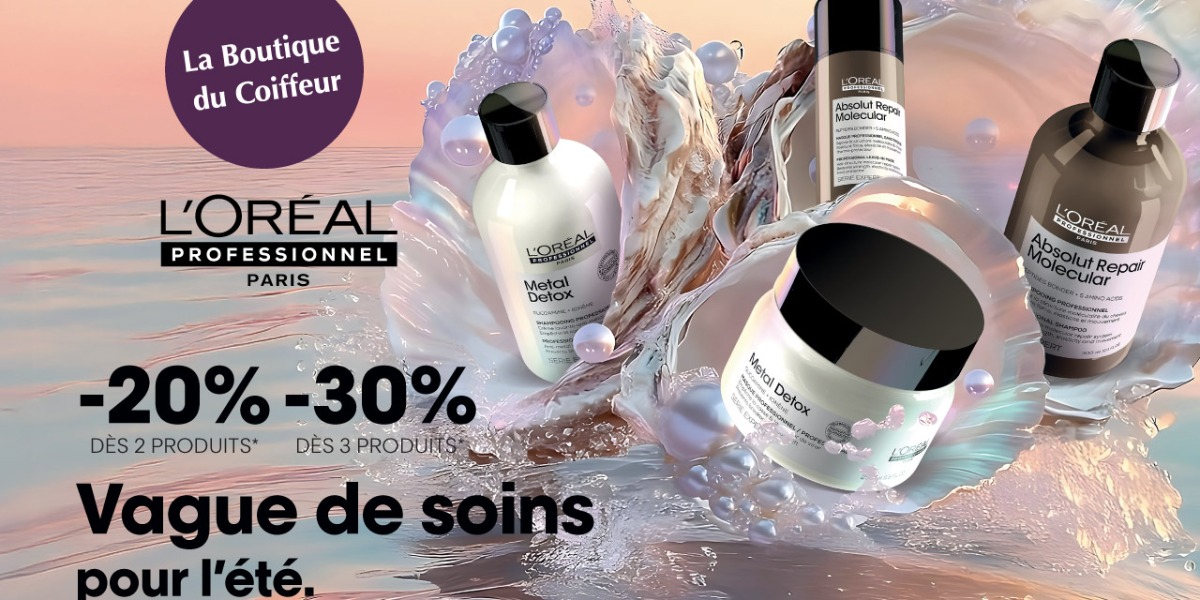✨ Des remises exclusives sur L'Oréal Professionnel