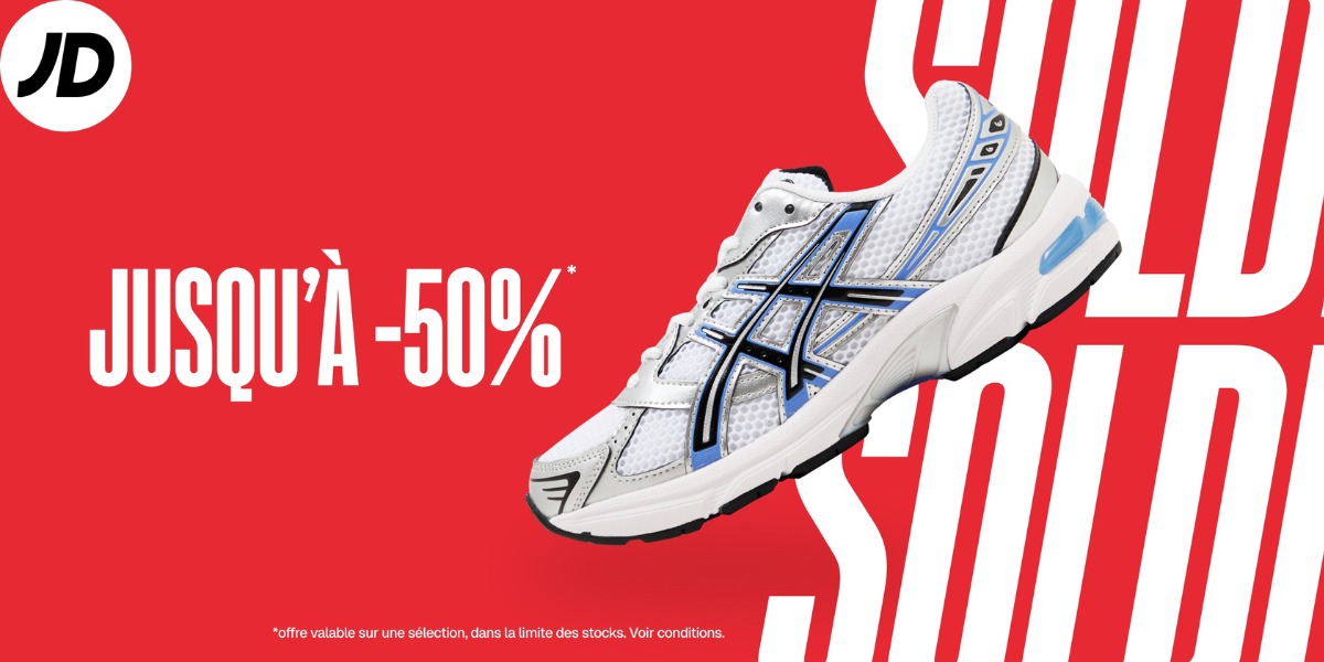 Les soldes sont lancées chez JD Sport ! 🎉