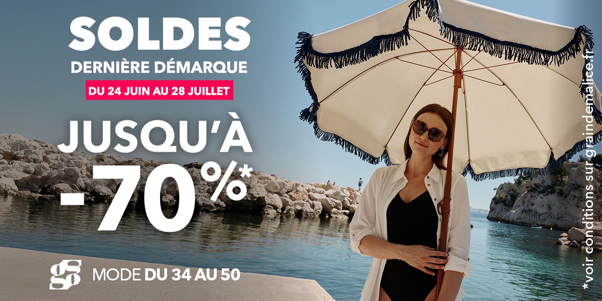 Dernière démarque chez Grain de Malice !