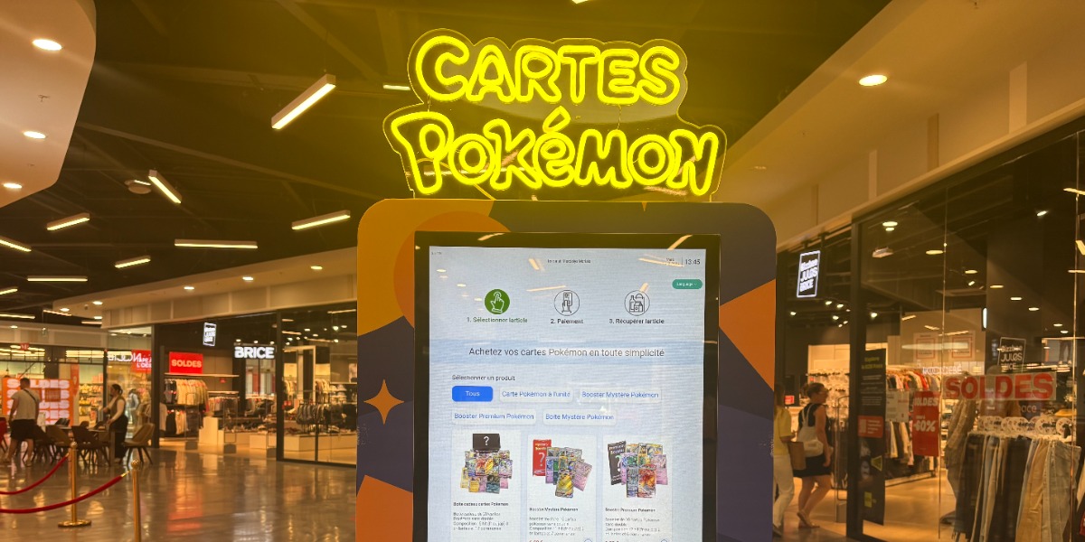 Un distributeur de cartes Pokémon !