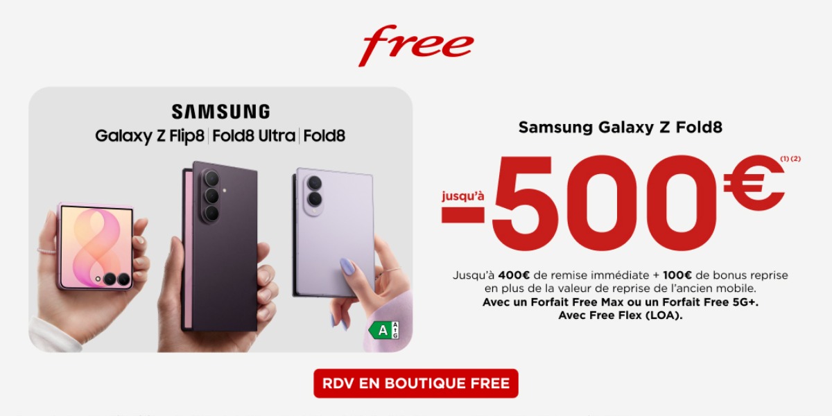 Découvrez les nouveaux Samsung Z Flip8, Z Fold8 et Z Fold8