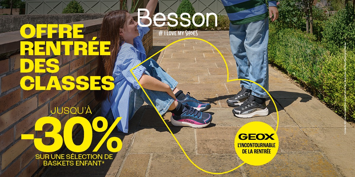 Jusqu’à -30% sur une sélection de baskets enfant    