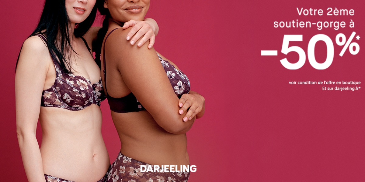 2ème soutien-gorge à -50% !
