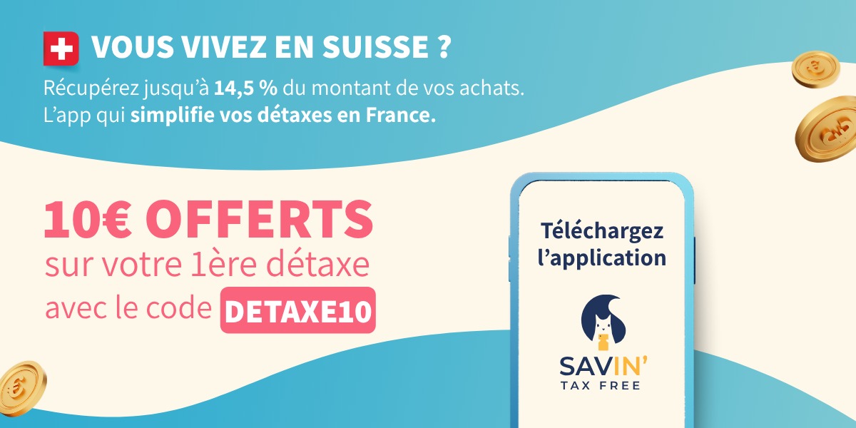 10 € offerts sur votre première détaxe !