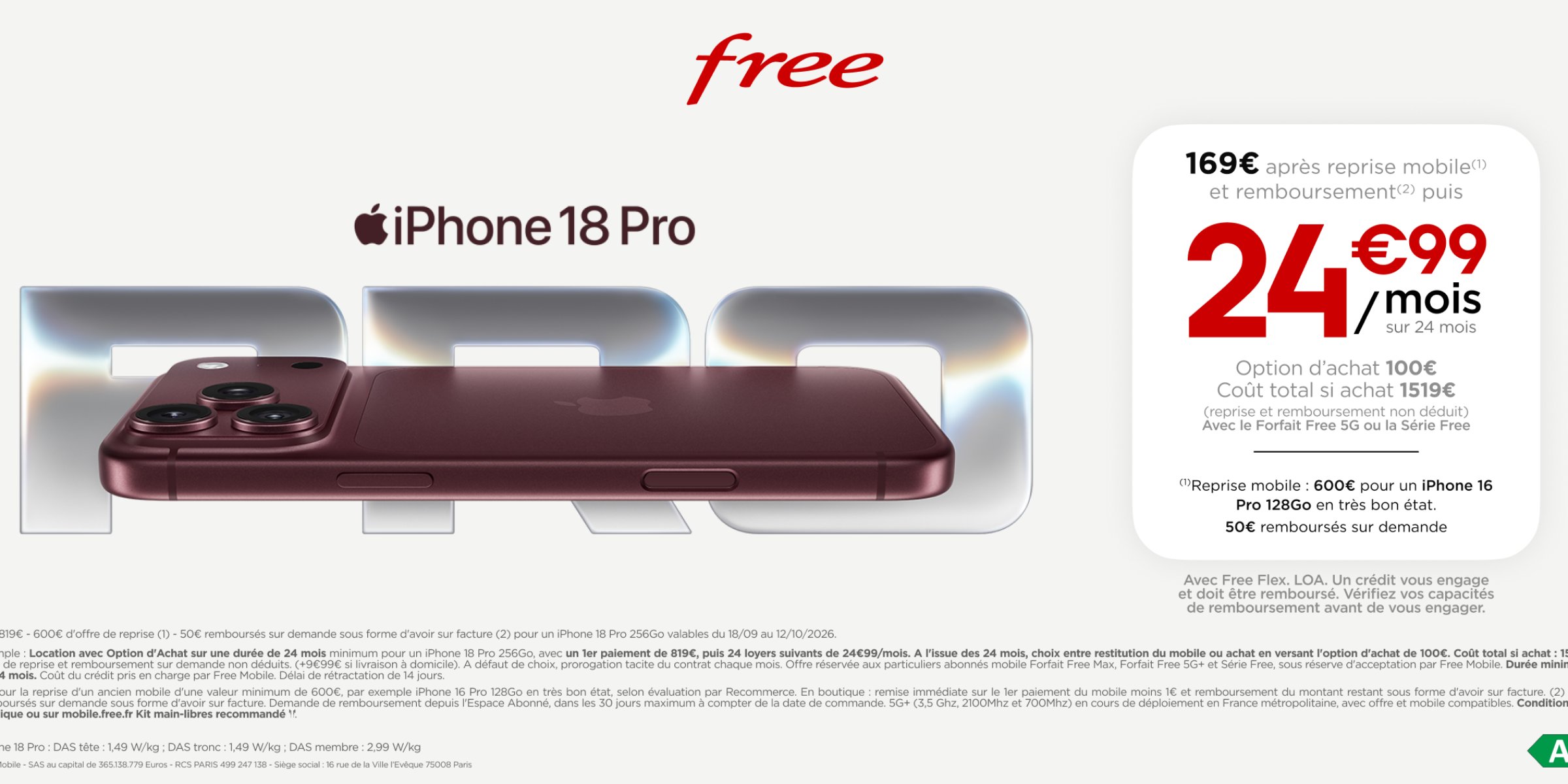 Le nouvel iPhone 18Pro...