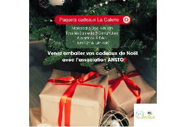 Venez emballer vos cadeaux de Noël avec ANSTO