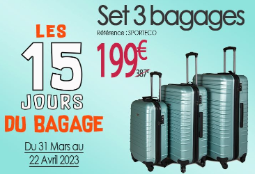 LES 15 JOURS DU BAGAGE 👜