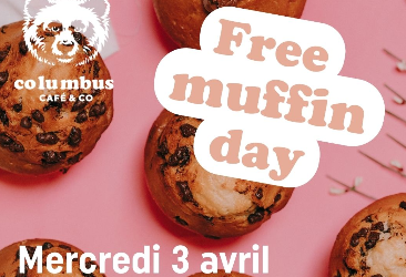 free muffin day