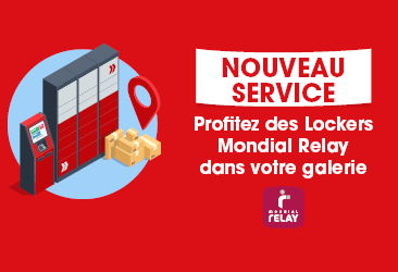 📦 Mondial Relay dans votre Galerie