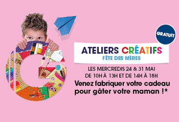 Des ateliers créatifs pour vos enfants ! 🎨