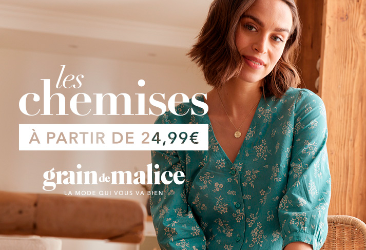 Les chemises à partir de 24,99€