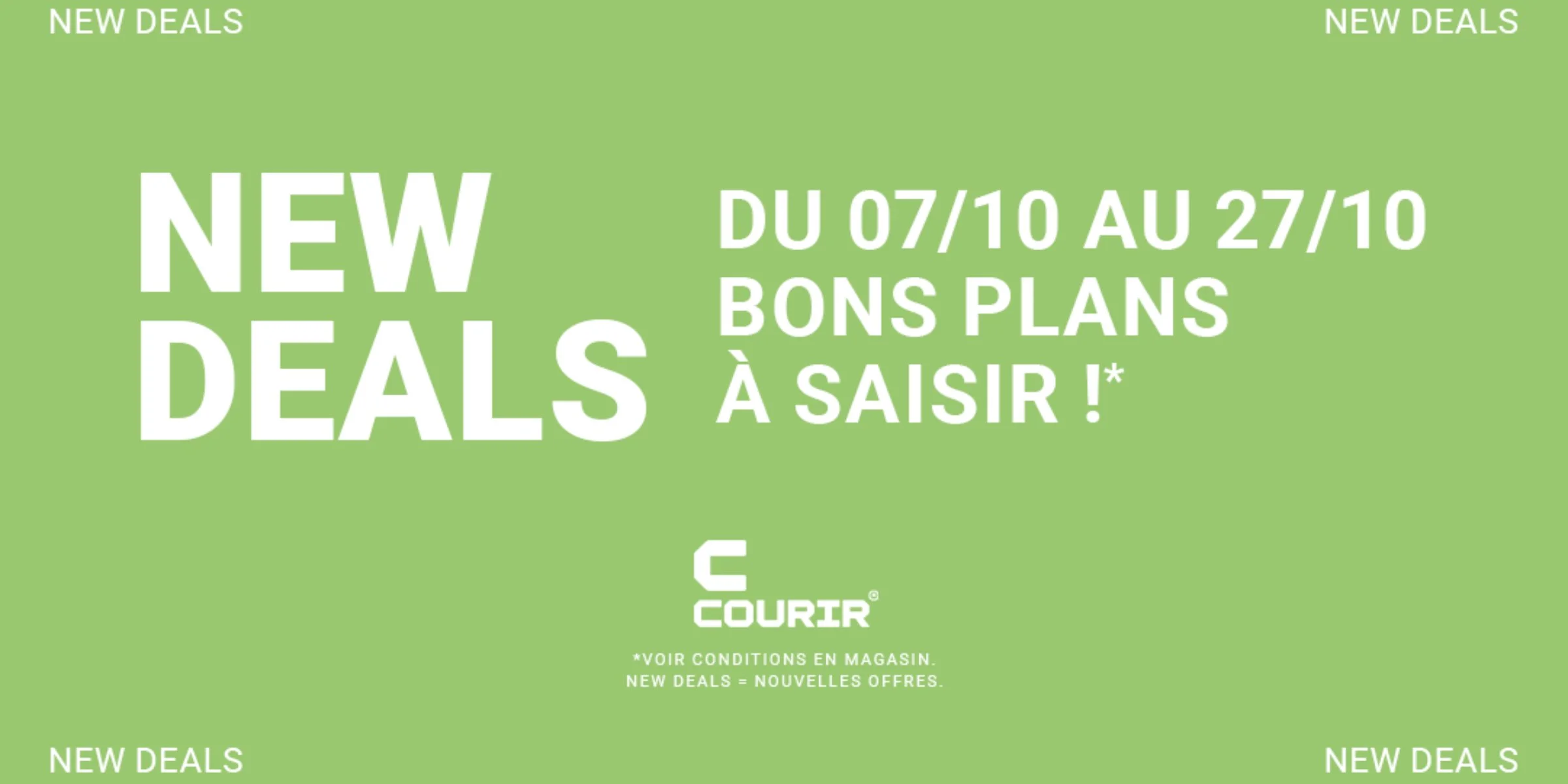 👟 NEW DEALS chez Courir : c’est le moment de craquer !