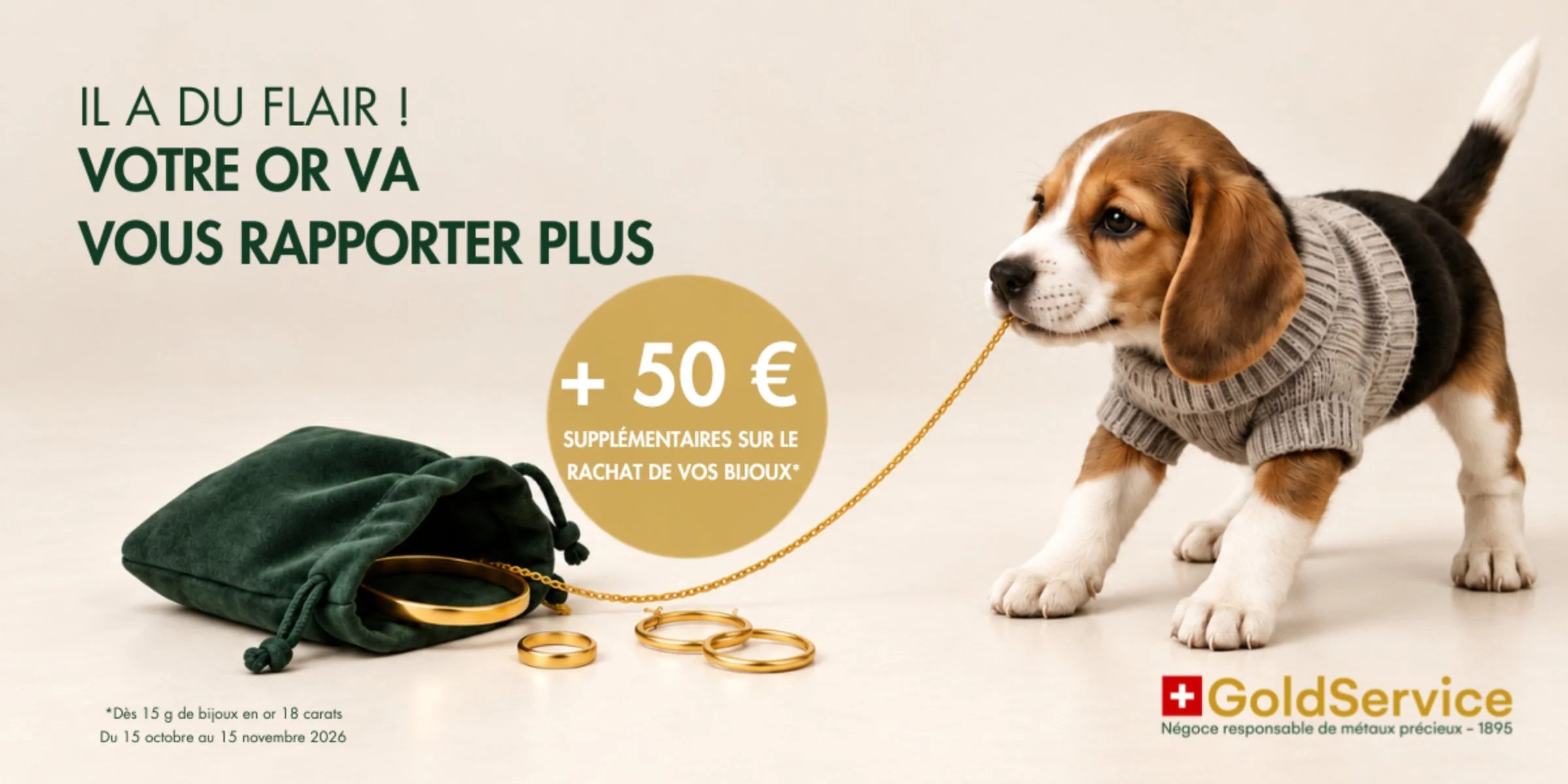 Offre spéciale : vos bijoux vous rapportent plus que prévu